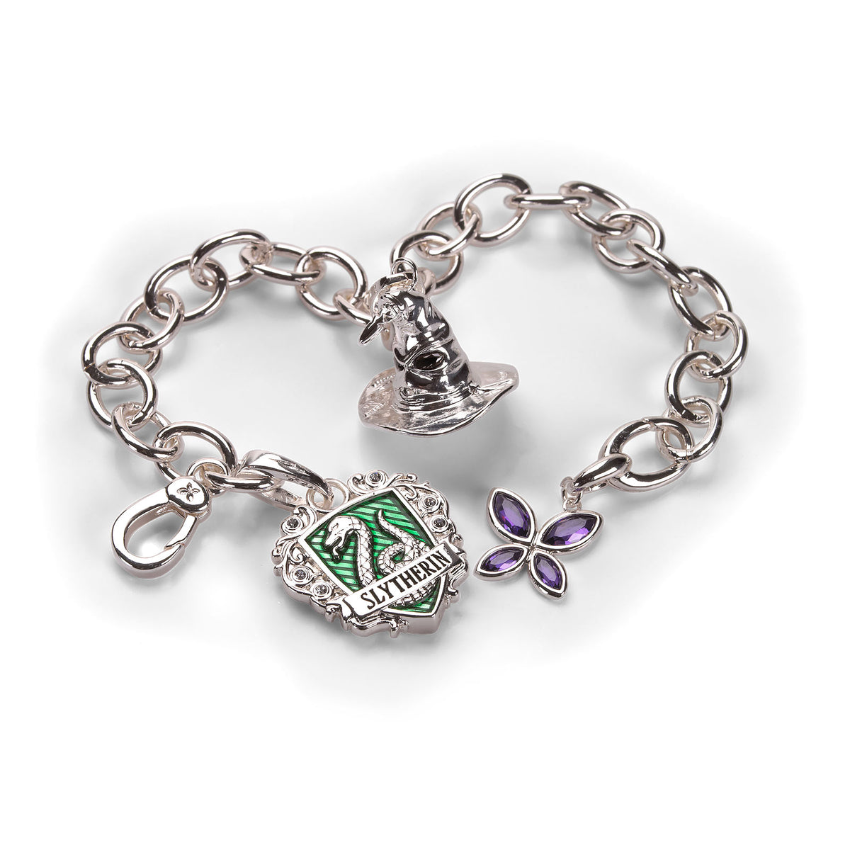 Zdjęcie produktu Harry Potter - Lumos Slytherin Charm Bransoletka