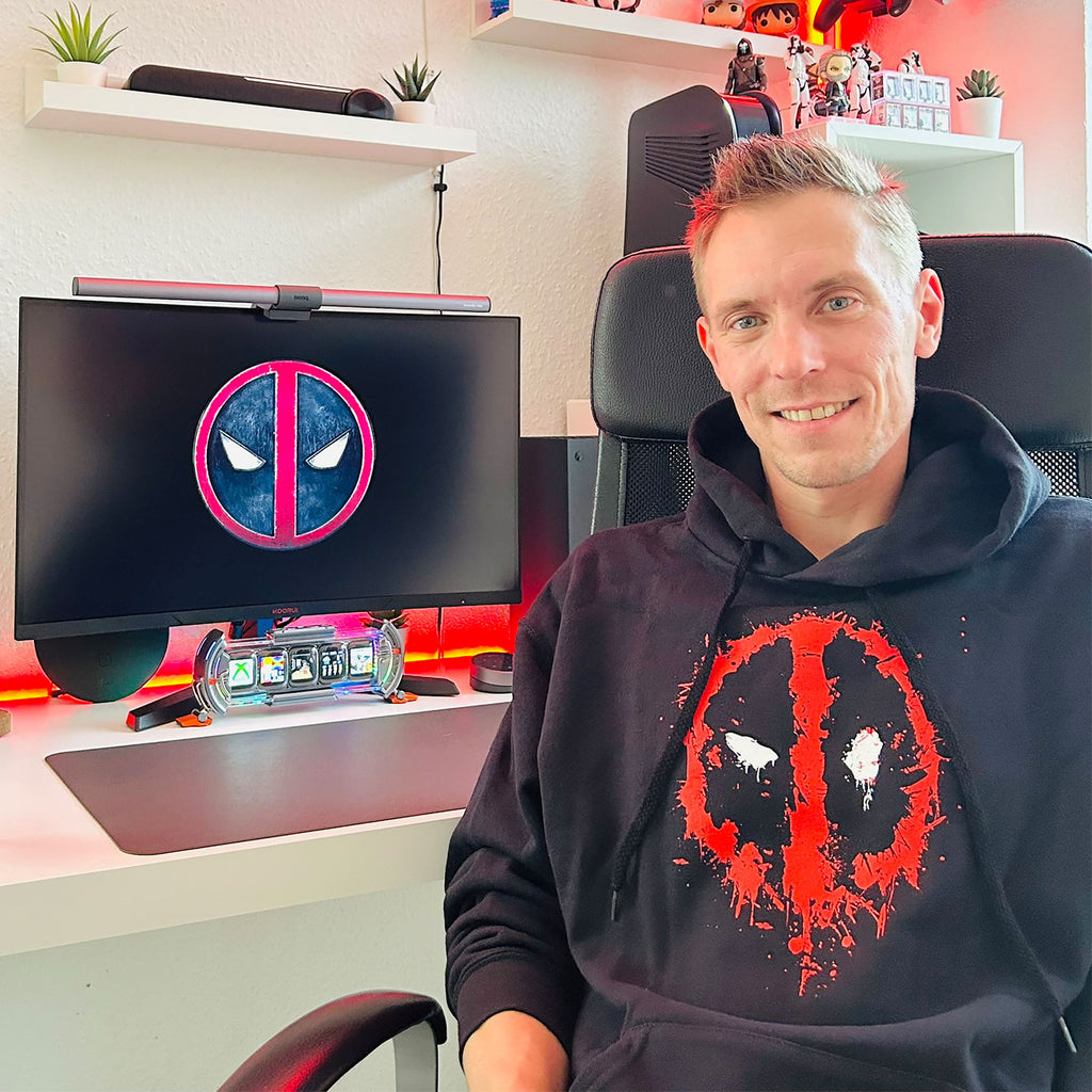 Zdjęcie produktu Deadpool - Logo Bluza z kapturem czarna