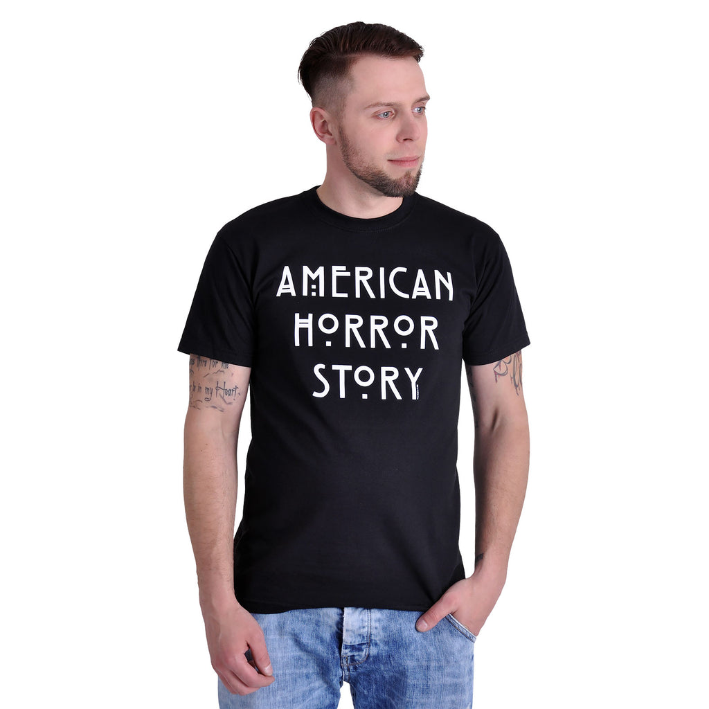 Zdjęcie produktu American Horror Story - Koszulka AHS Logo czarna