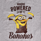 Zdjęcie produktu Minionki - Powered By Bananas Koszulka damska szara