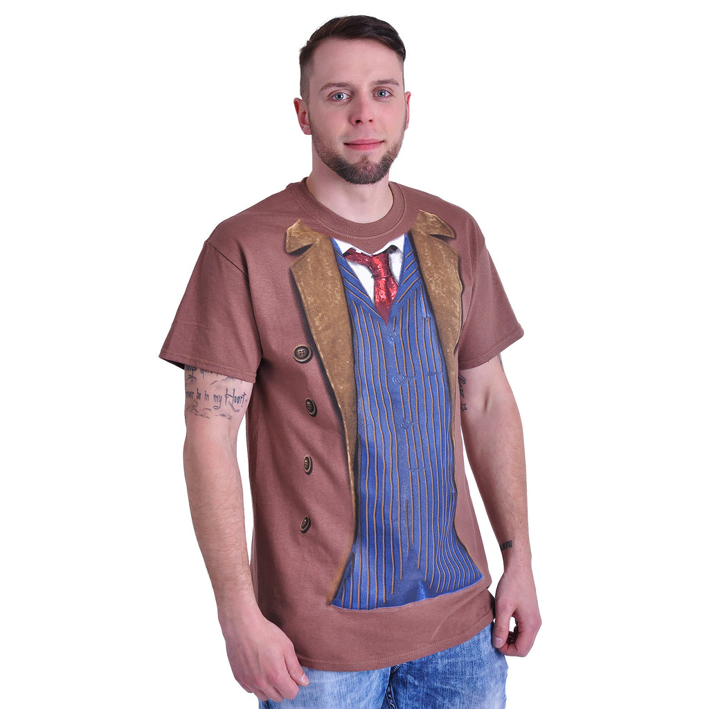 Zdjęcie produktu Doctor Who - 10. Doktor T-Shirt brązowy