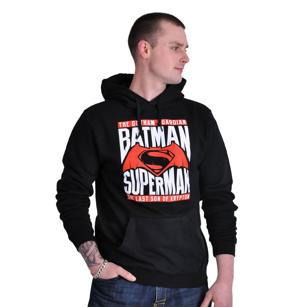 Zdjęcie produktu Batman v Superman - Bluza z kapturem Heroes czarna