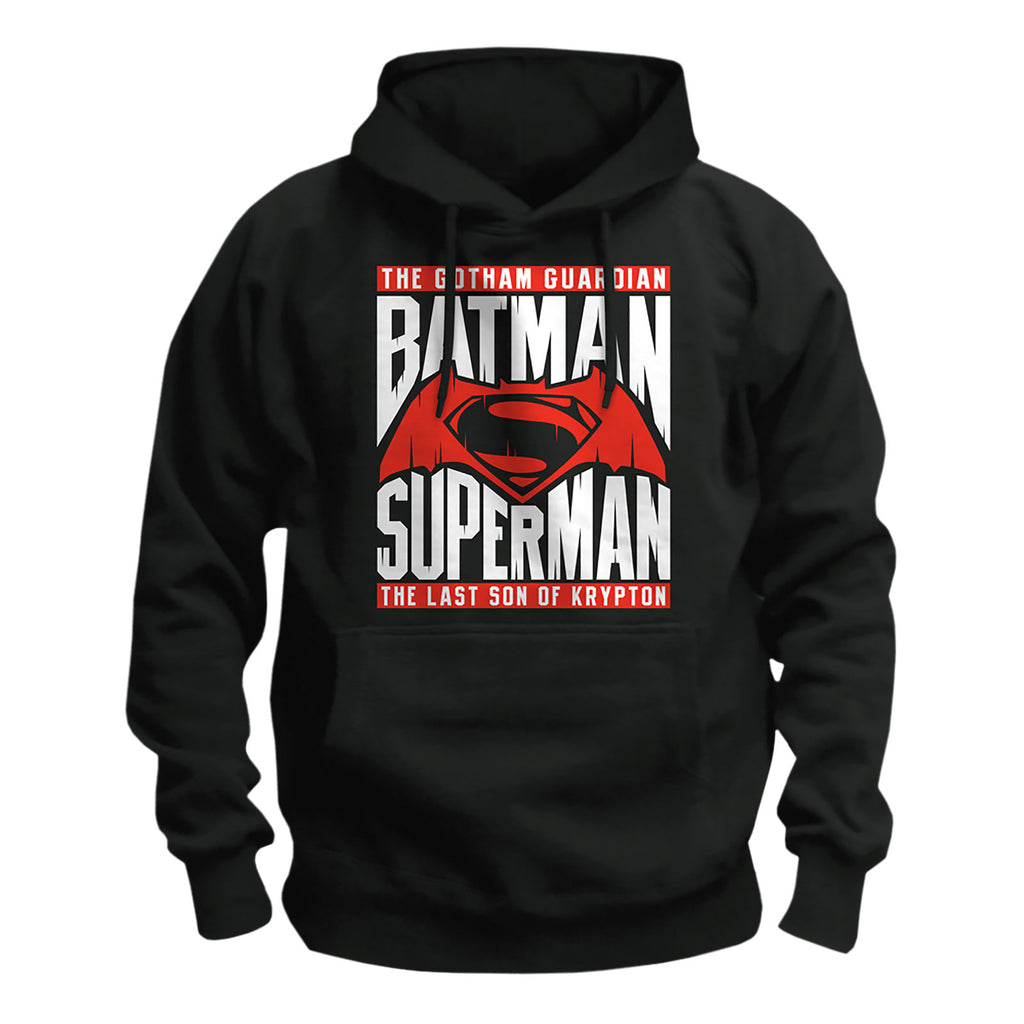 Zdjęcie produktu Batman v Superman - Bluza z kapturem Heroes czarna