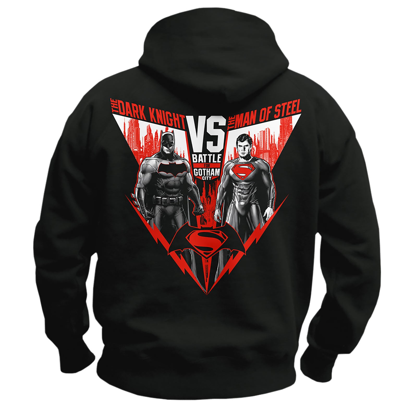 Zdjęcie produktu Batman v Superman - Bluza z kapturem Heroes czarna