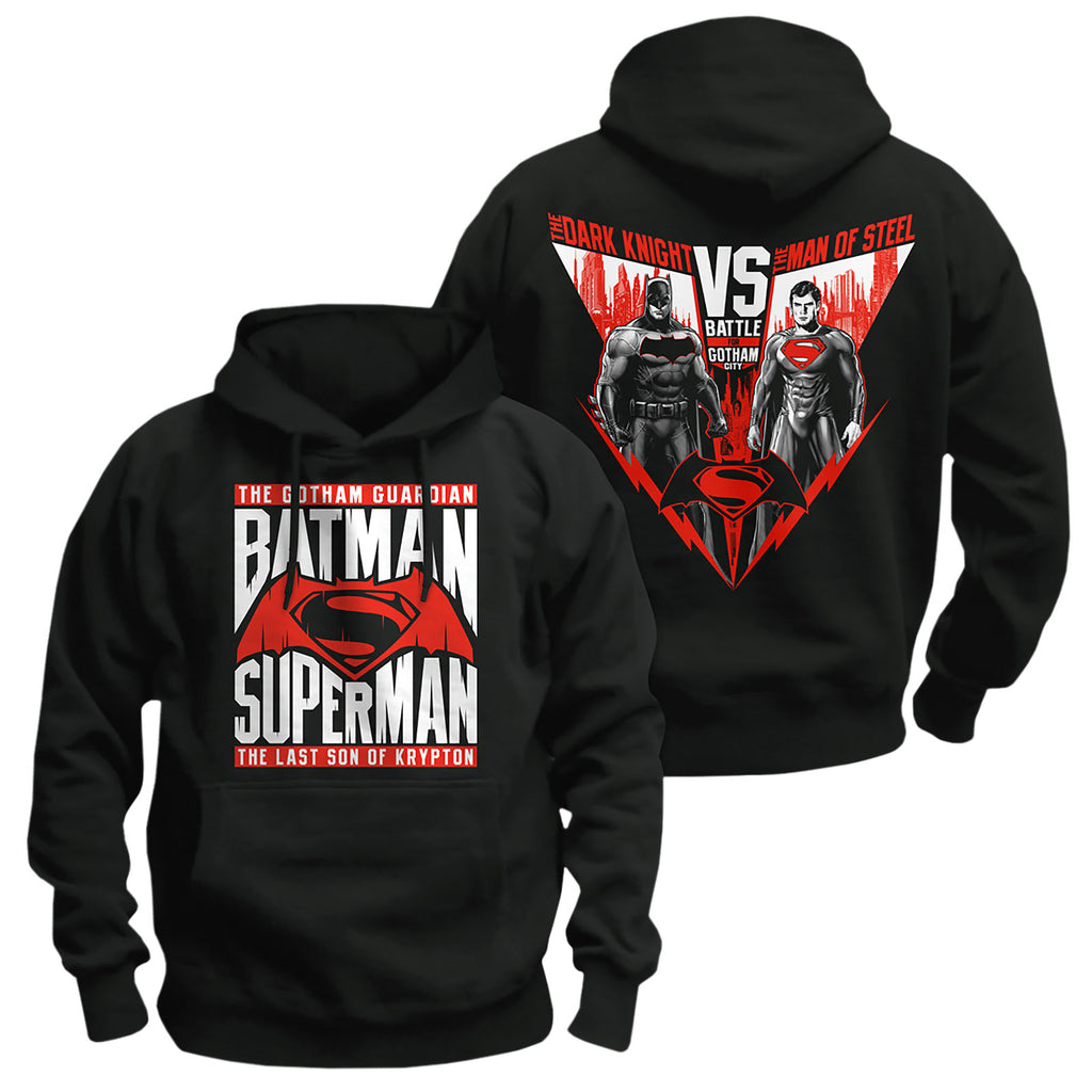 Zdjęcie produktu Batman v Superman - Bluza z kapturem Heroes czarna