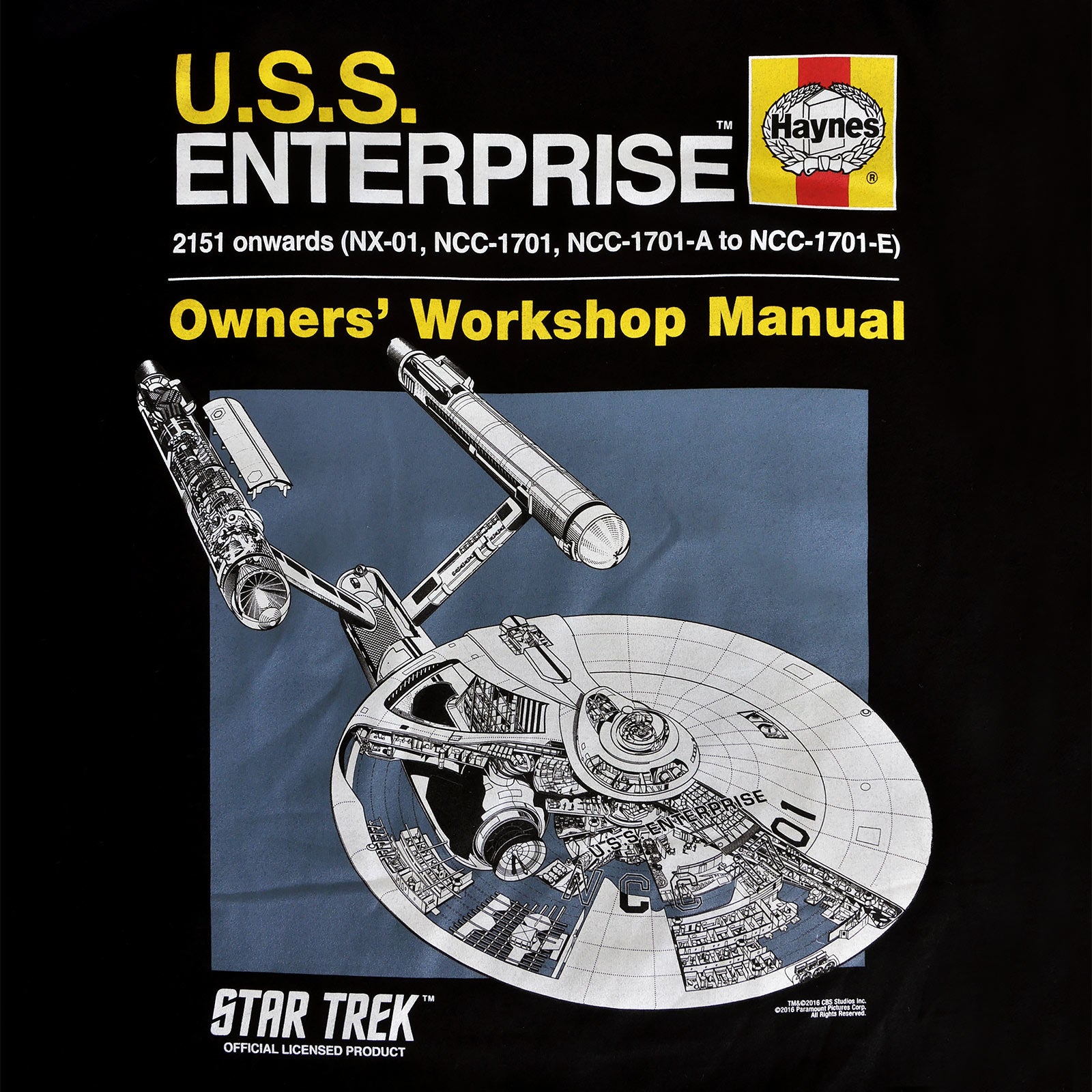 Product image Star Trek - Haynes Manual T-Shirt black