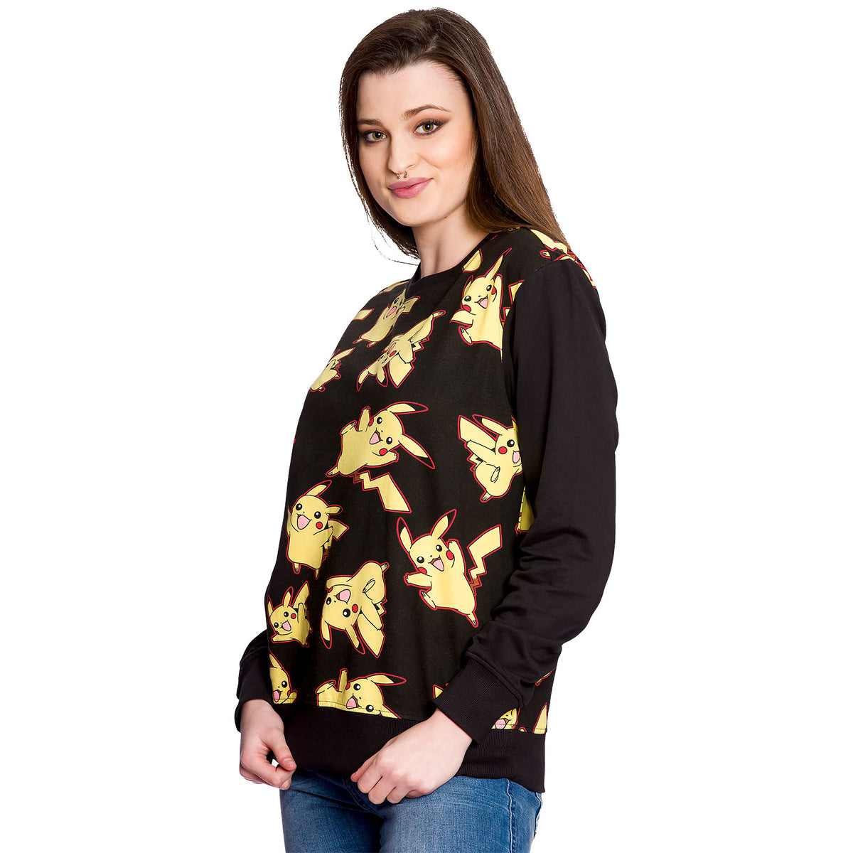 Zdjęcie produktu Pokemon - Pikachu Sweter All Over Print czarny