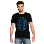 Zdjęcie produktu Star Wars - Millennium Falcon T-Shirt czarne