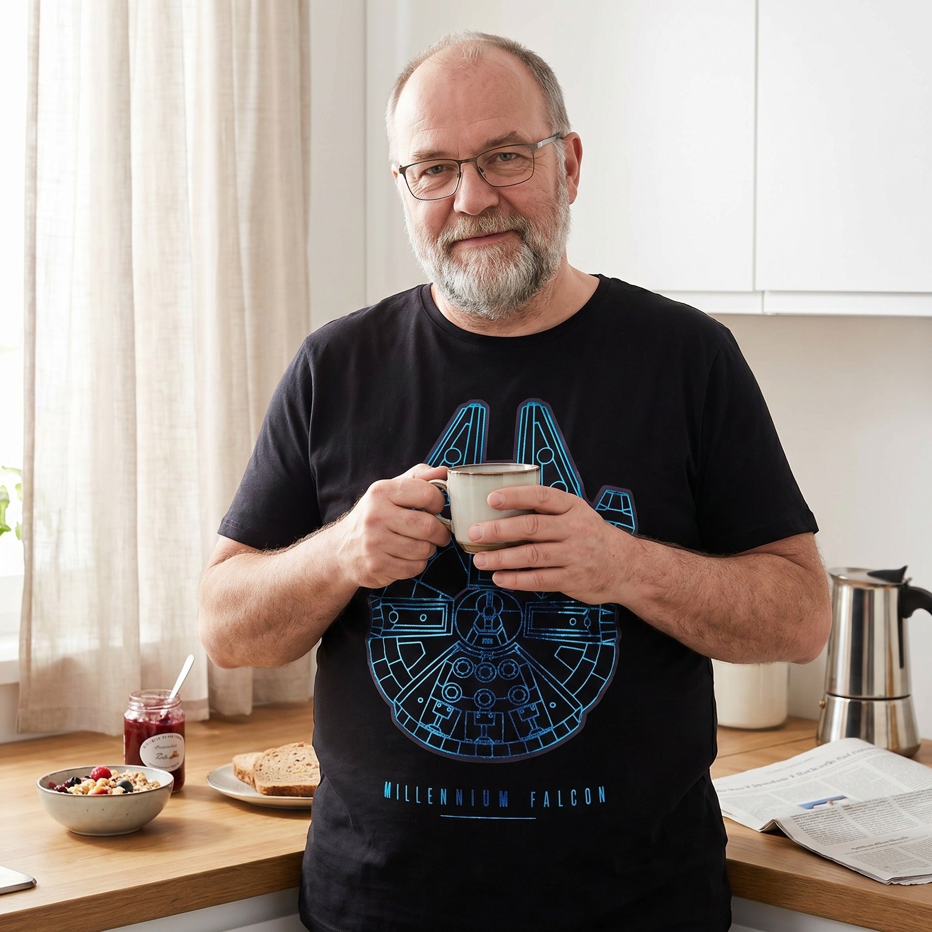 Zdjęcie produktu Star Wars - Millennium Falcon T-Shirt czarne