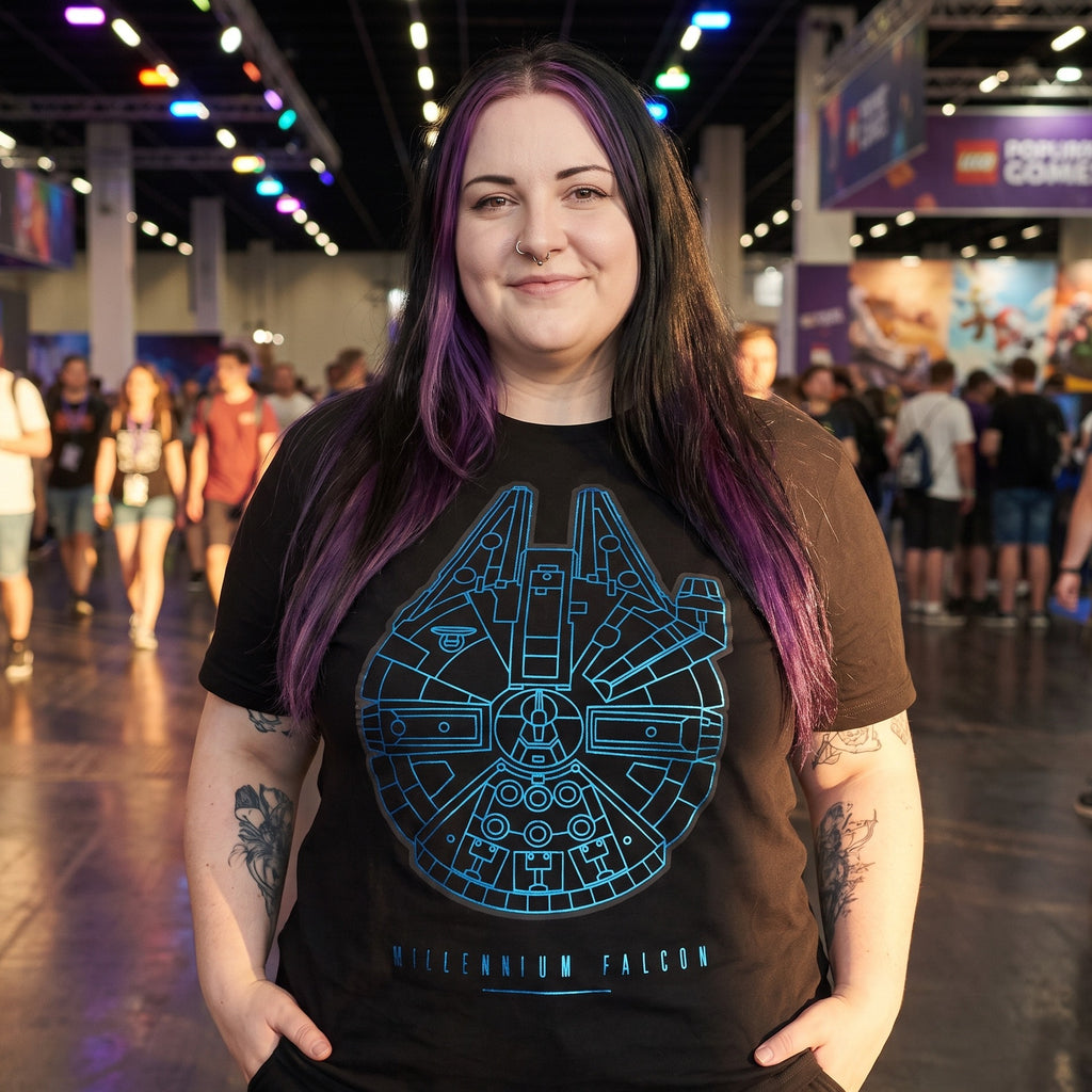 Zdjęcie produktu Star Wars - Millennium Falcon T-Shirt czarne