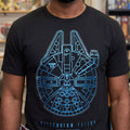 Zdjęcie produktu Star Wars - Millennium Falcon T-Shirt czarne