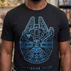 Zdjęcie produktu Star Wars - Millennium Falcon T-Shirt czarne