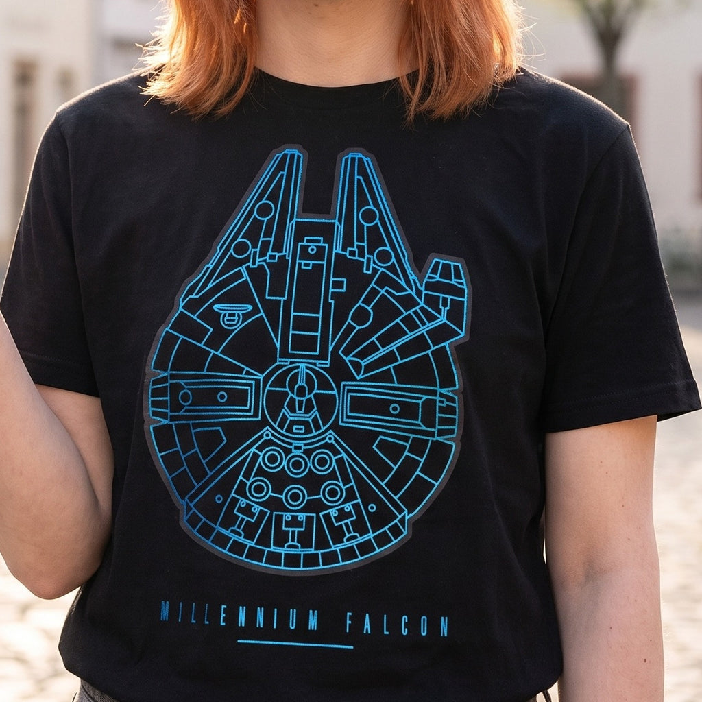 Zdjęcie produktu Star Wars - Millennium Falcon T-Shirt czarne