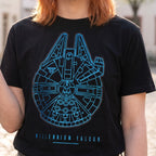 Zdjęcie produktu Star Wars - Millennium Falcon T-Shirt czarne