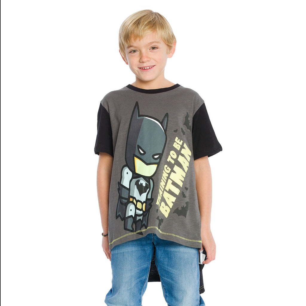 Zdjęcie produktu Batman - Koszulka dziecięca z peleryną czarna