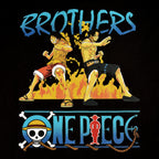 Zdjęcie produktu One Piece - Bracia T-Shirt czarny