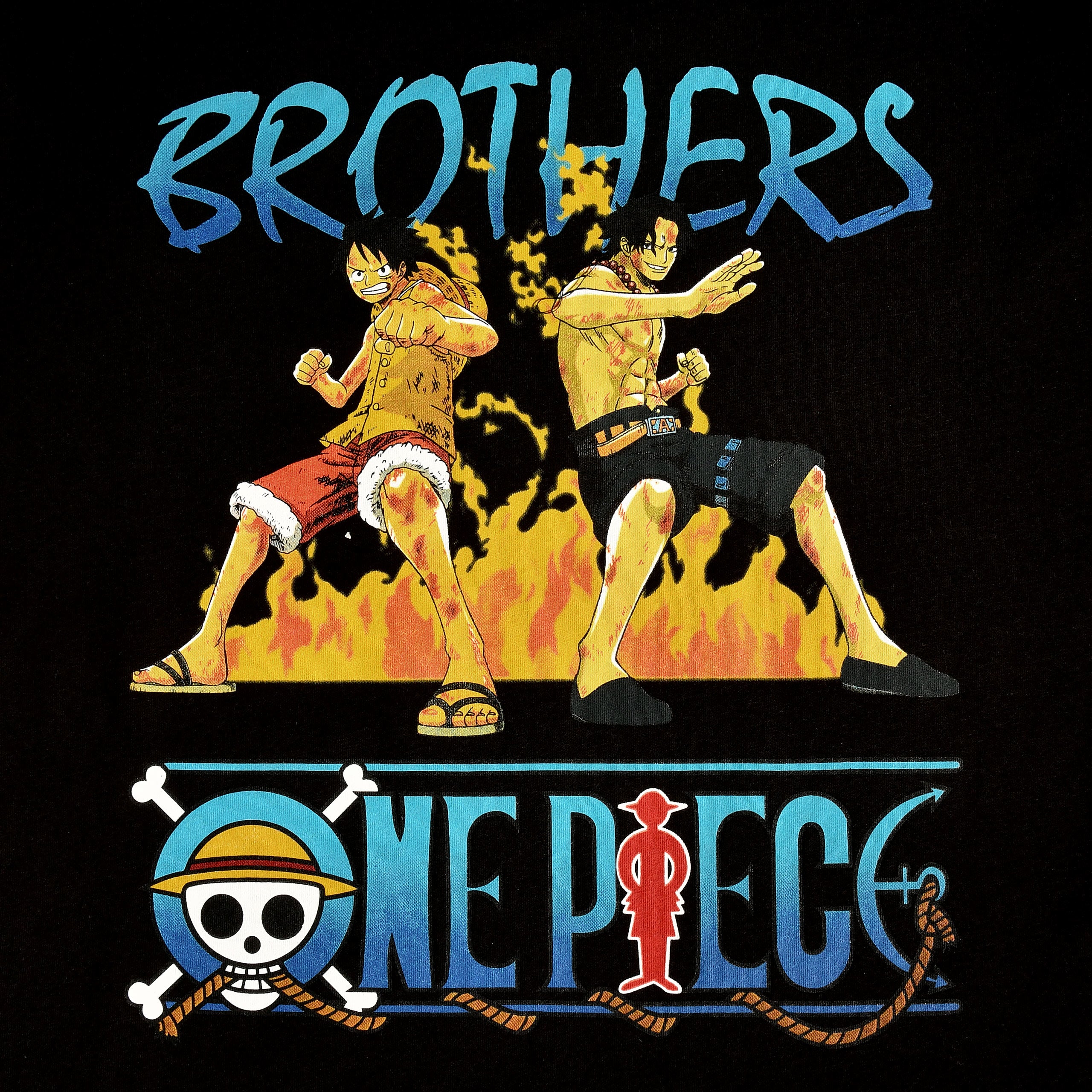 Zdjęcie produktu One Piece - Bracia T-Shirt czarny