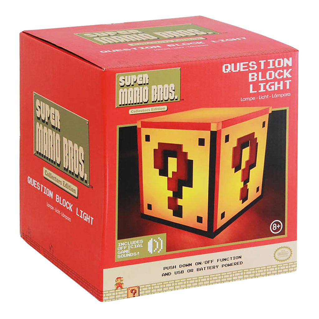 Zdjęcie produktu Super Mario - Lampa z pytajnikiem i dźwiękiem
