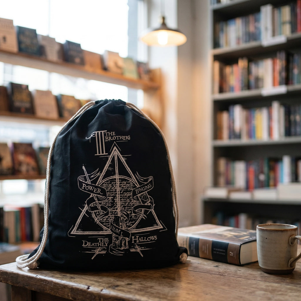 Zdjęcie produktu Harry Potter - Torba sportowa Trzej Bracia czarna