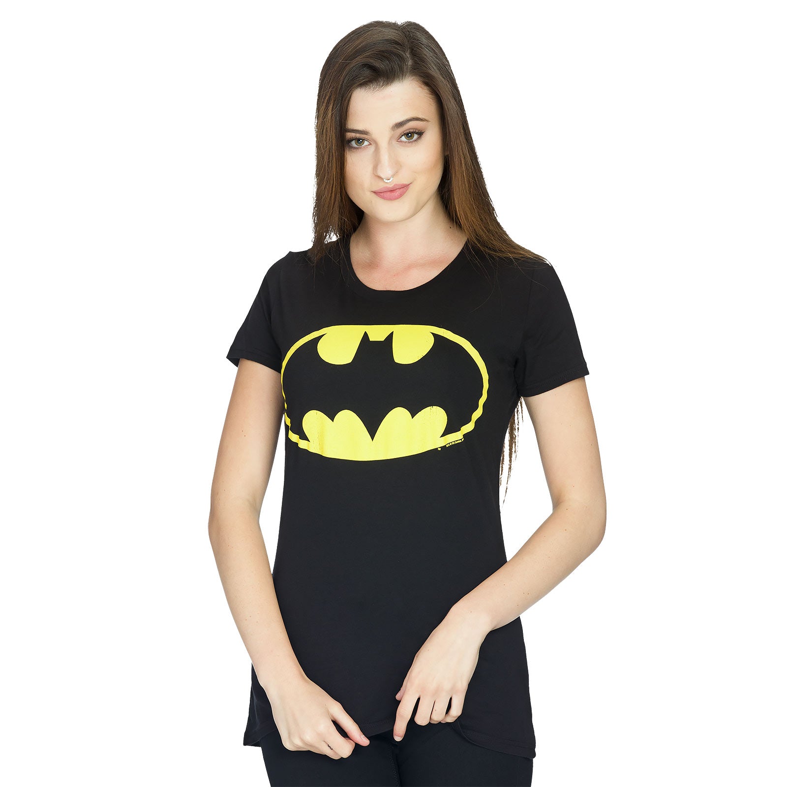 Zdjęcie produktu Batman - Logo Girlie Shirt czarne