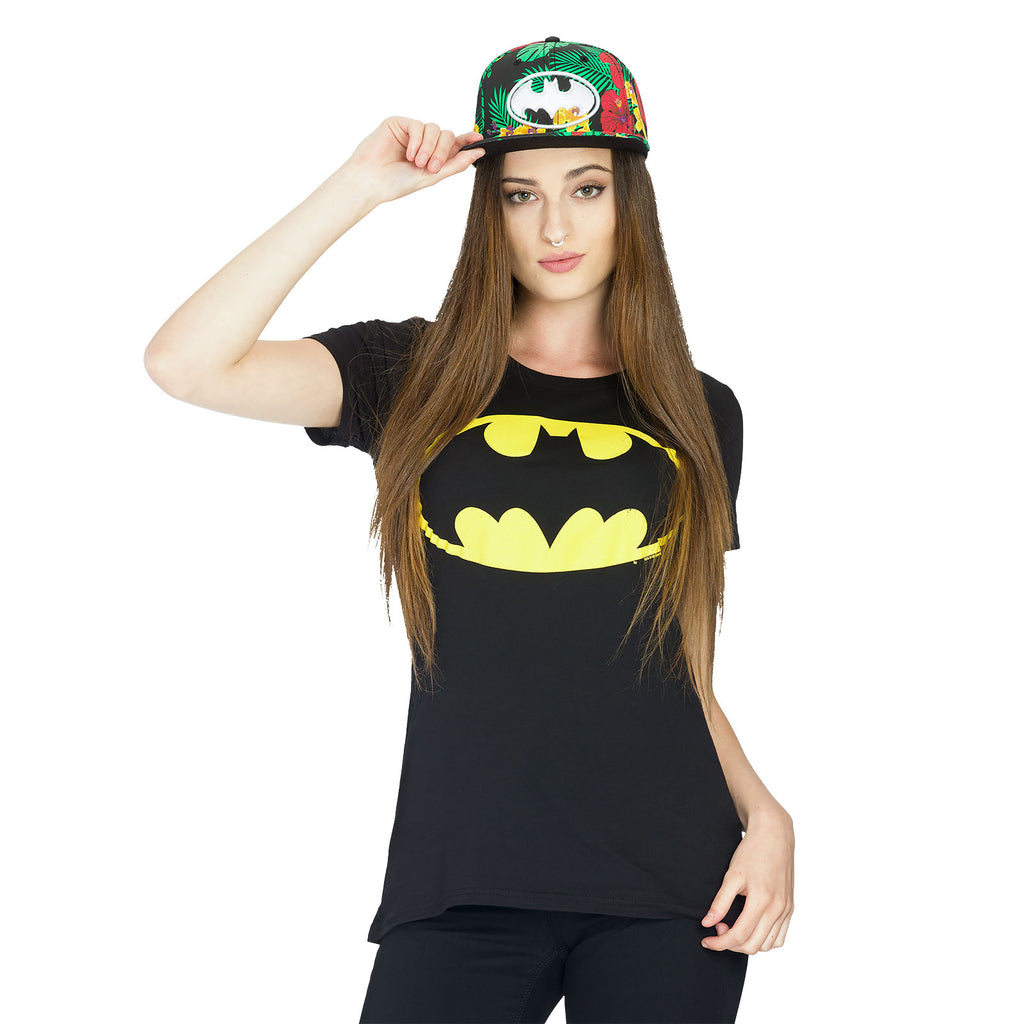 Zdjęcie produktu Batman - Logo Girlie Shirt czarne