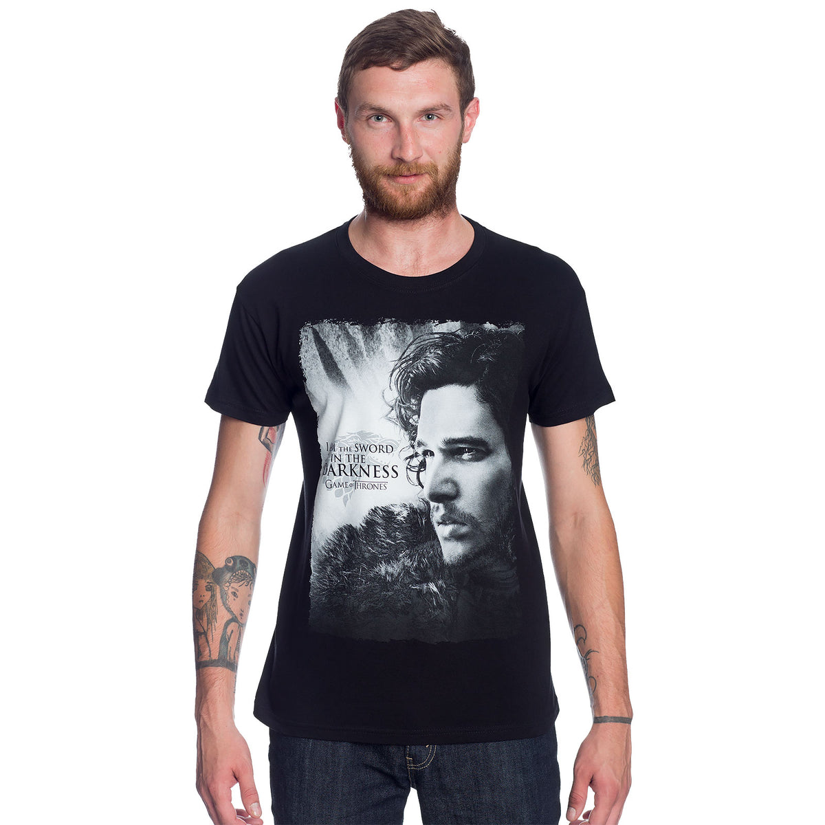 Zdjęcie produktu Game of Thrones - Jon Snow Miecz w Ciemności Koszulka czarna