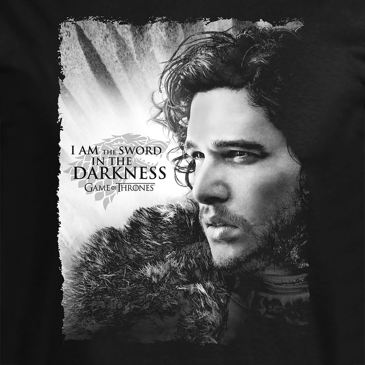 Zdjęcie produktu Game of Thrones - Jon Snow Miecz w Ciemności Koszulka czarna