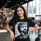 Zdjęcie produktu Game of Thrones - Tyrion Drink And Know Things T-Shirt czarny