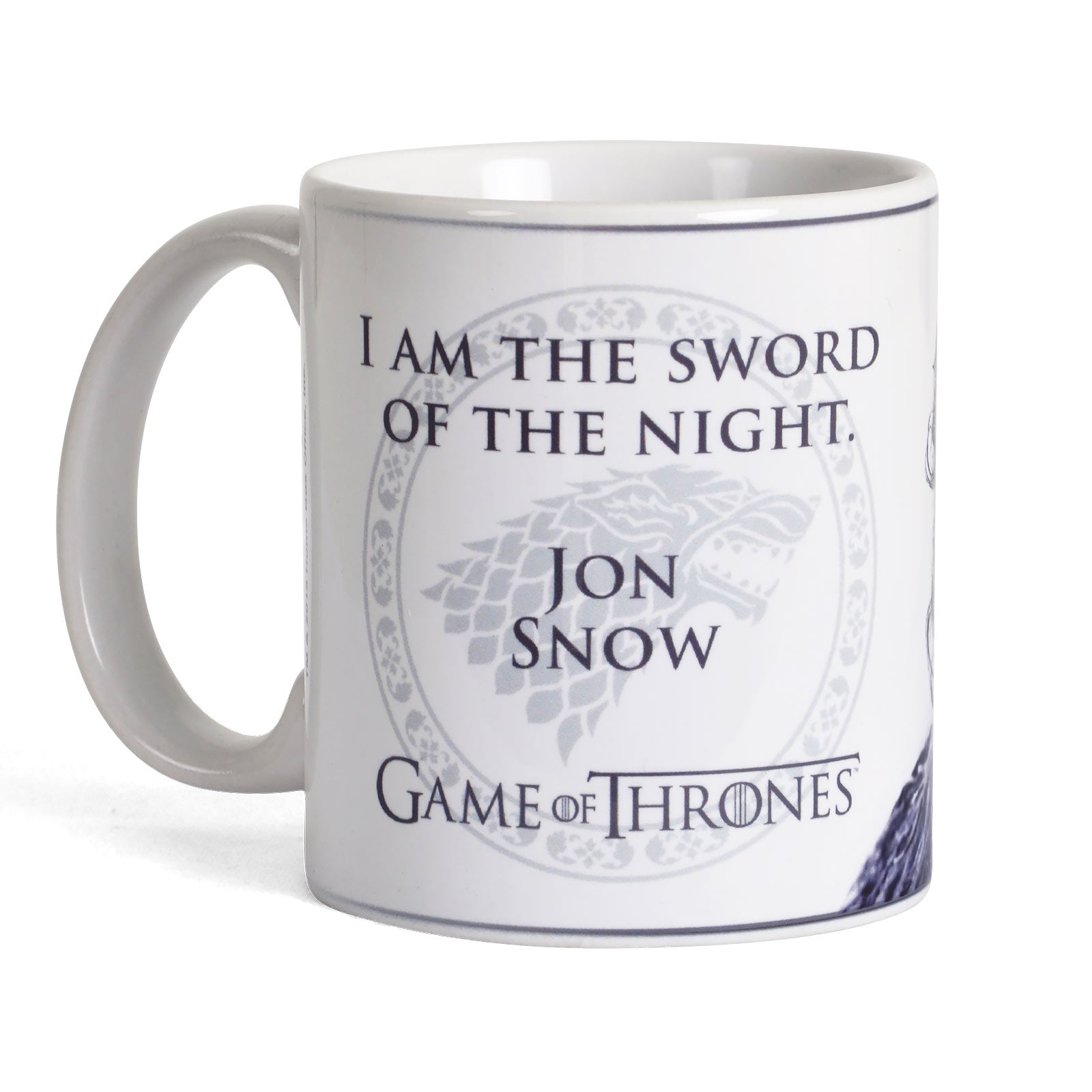 Zdjęcie produktu Gra o Tron - Biały kubek Jon Snow