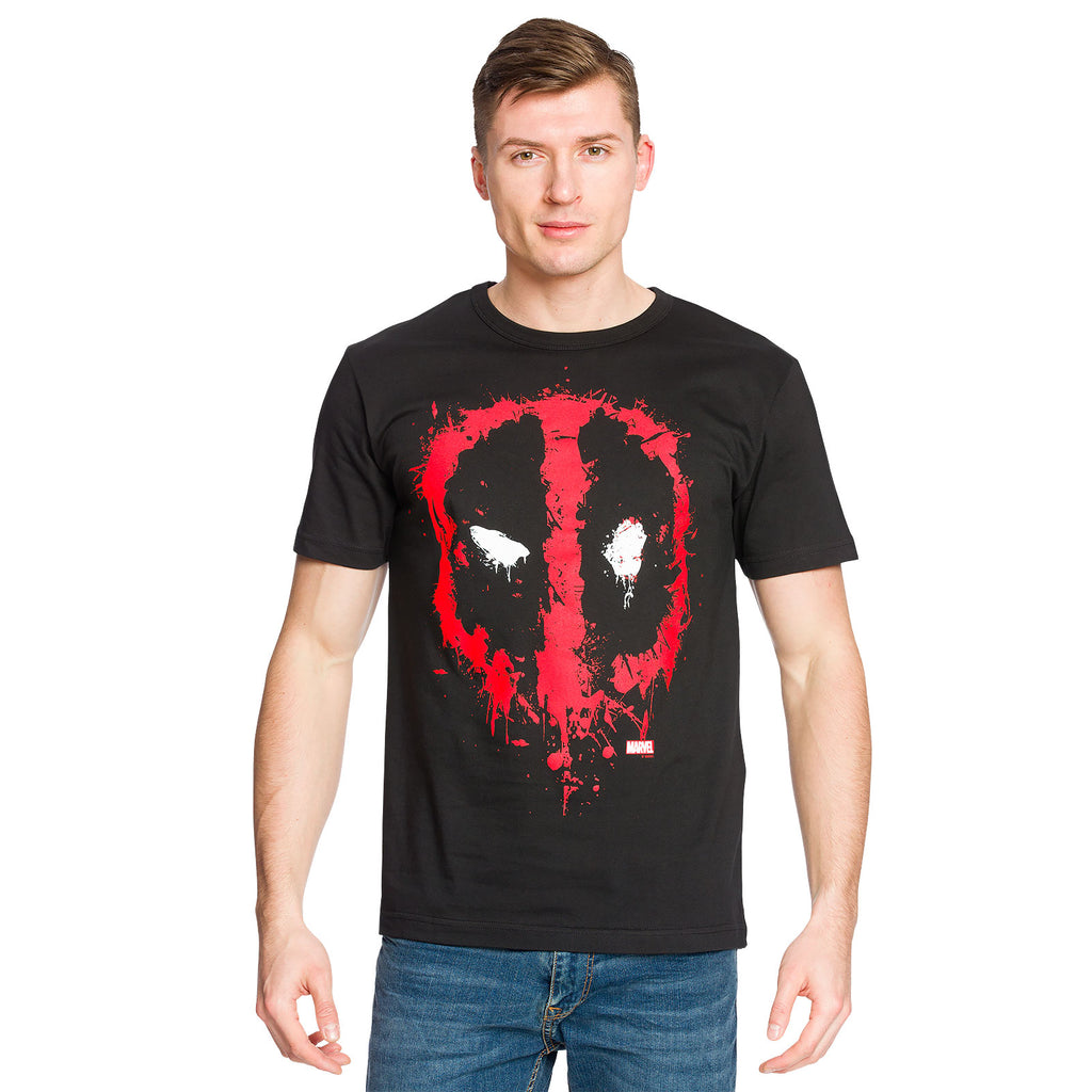 Zdjęcie produktu Deadpool - Happy Face T-Shirt czarne