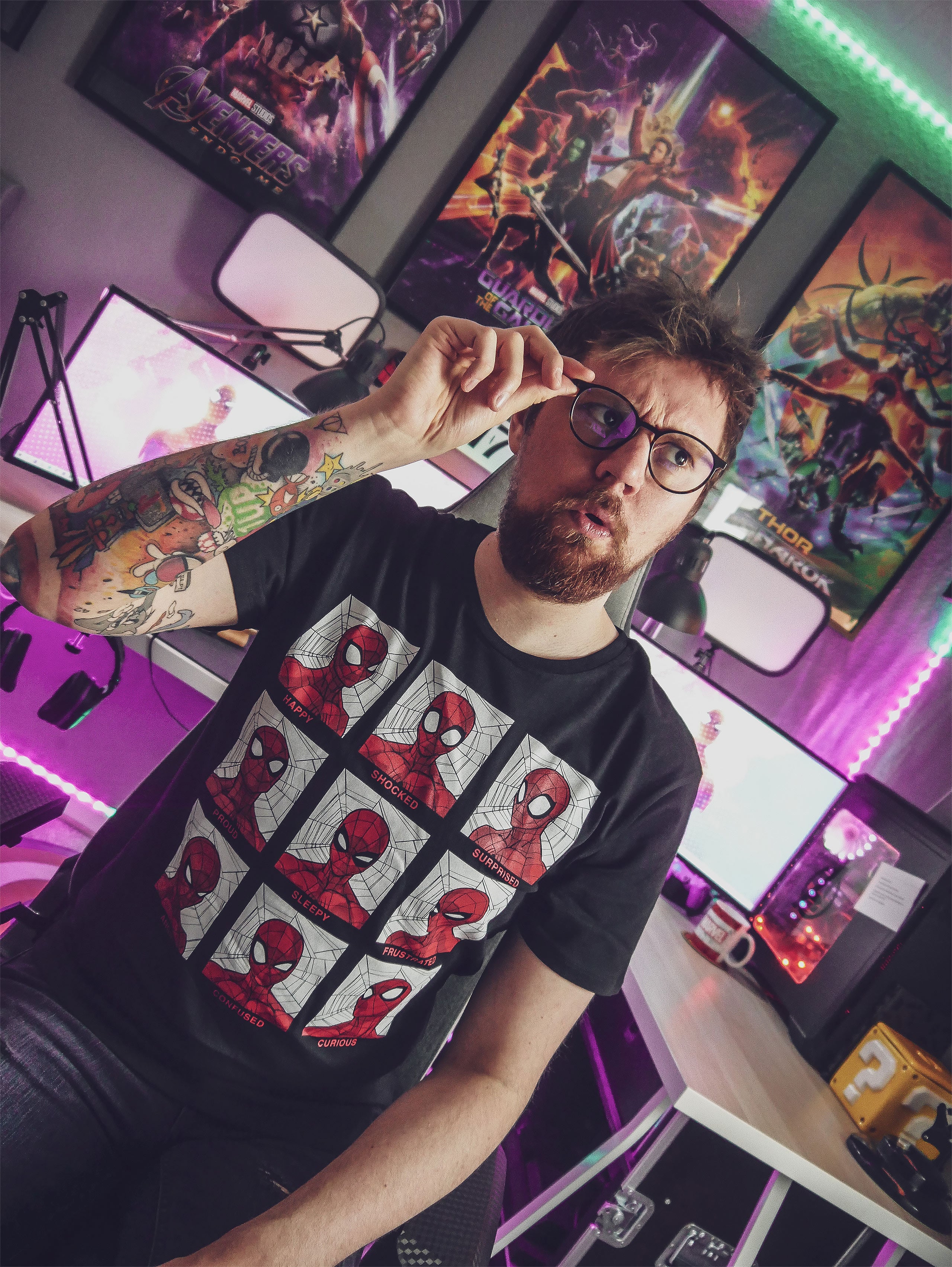 Zdjęcie produktu Spider-Man - Emotions T-Shirt czarny