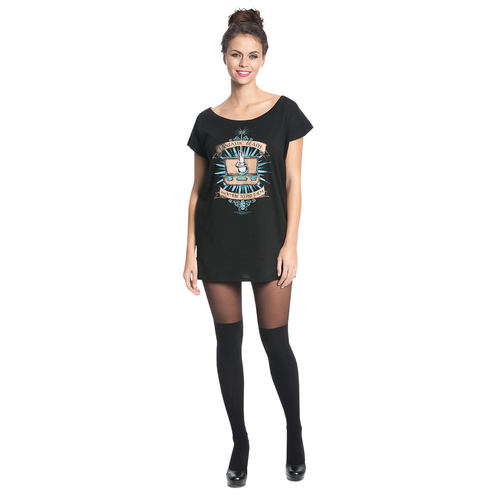 Zdjęcie produktu Magic - Fantastyczne Zwierzęta Koszulka Damska Loose Fit