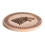 Product image Game of Thrones - House Stark Cutting Board Beech