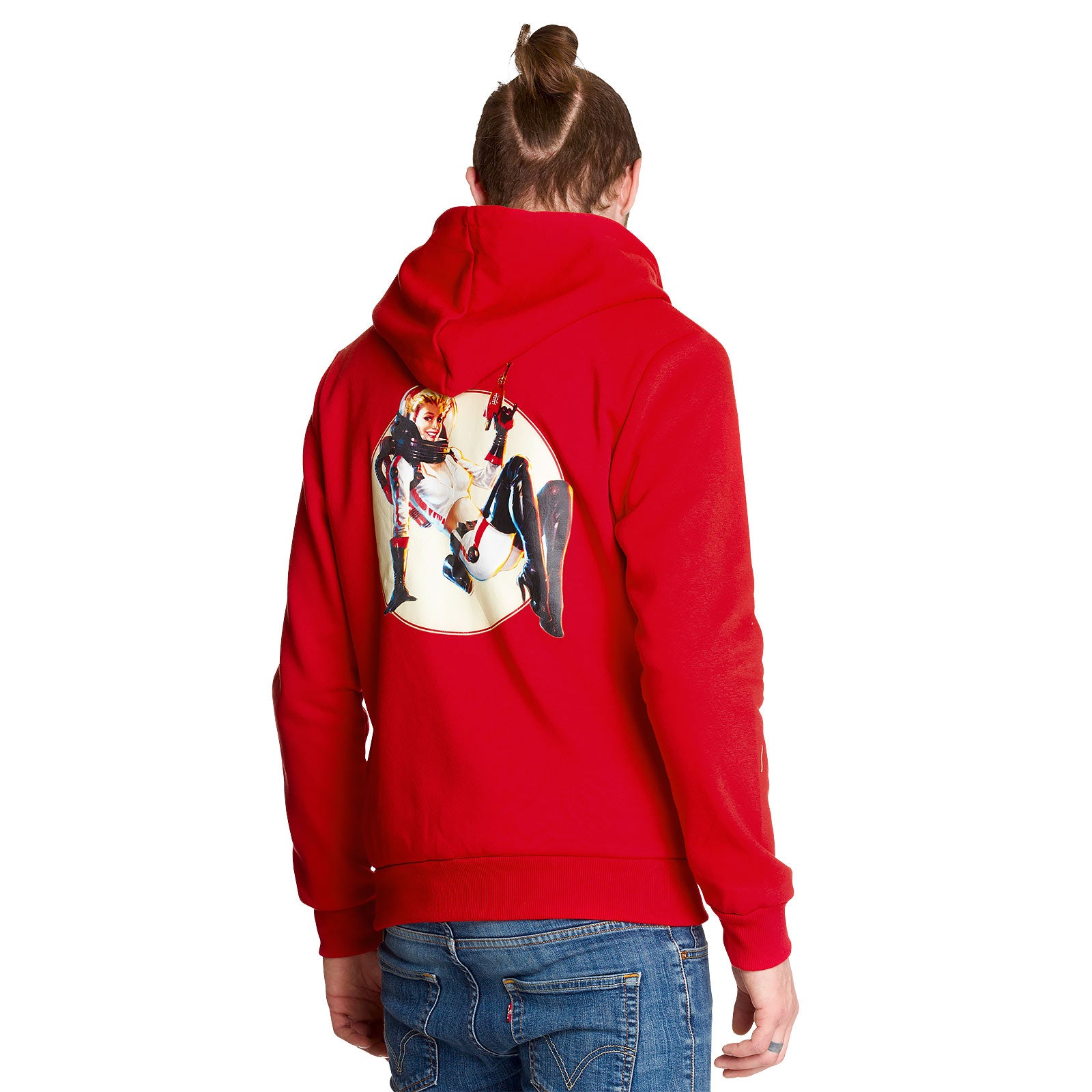 Product image Fallout - Nuka Cola Pin-up Hoodie red