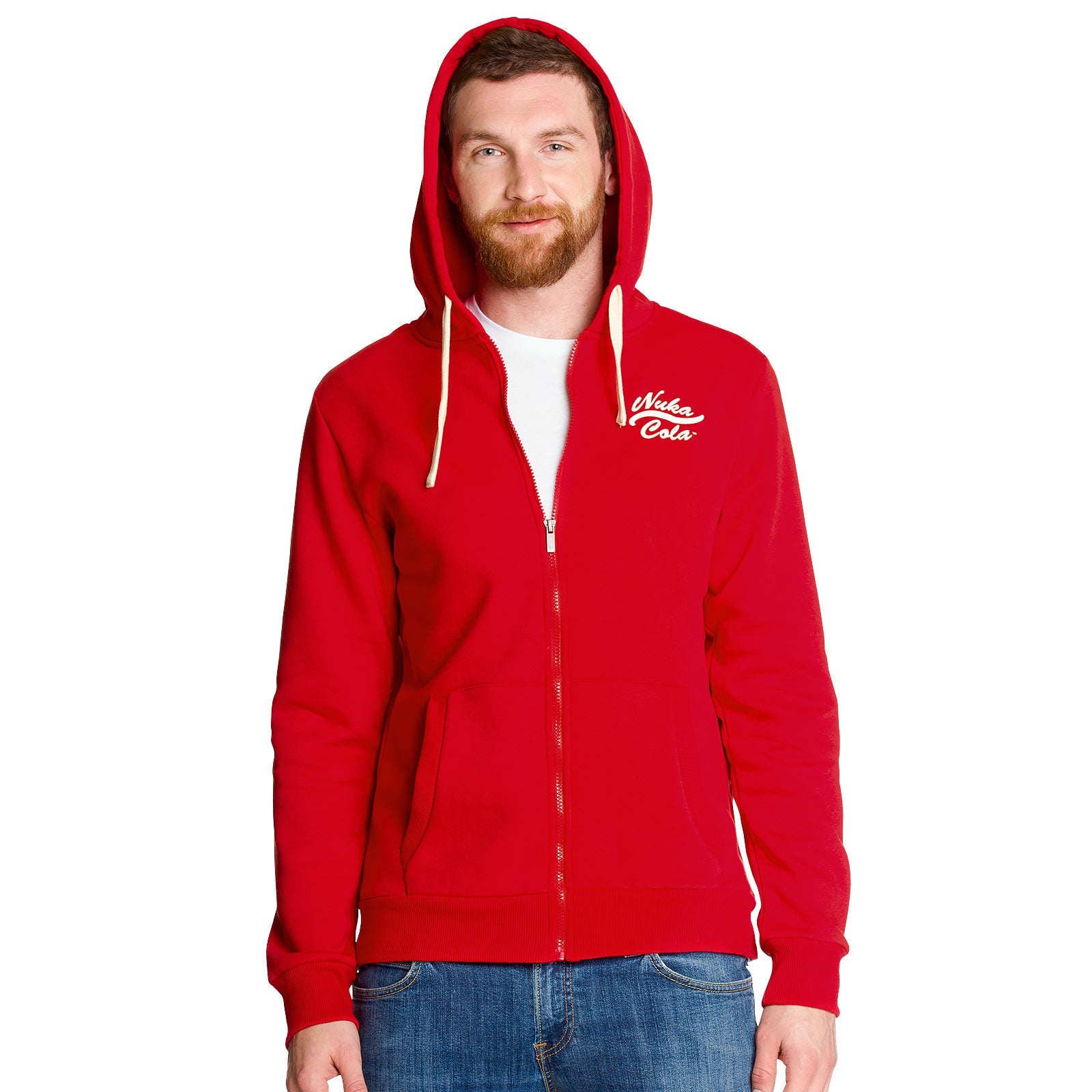 Product image Fallout - Nuka Cola Pin-up Hoodie red