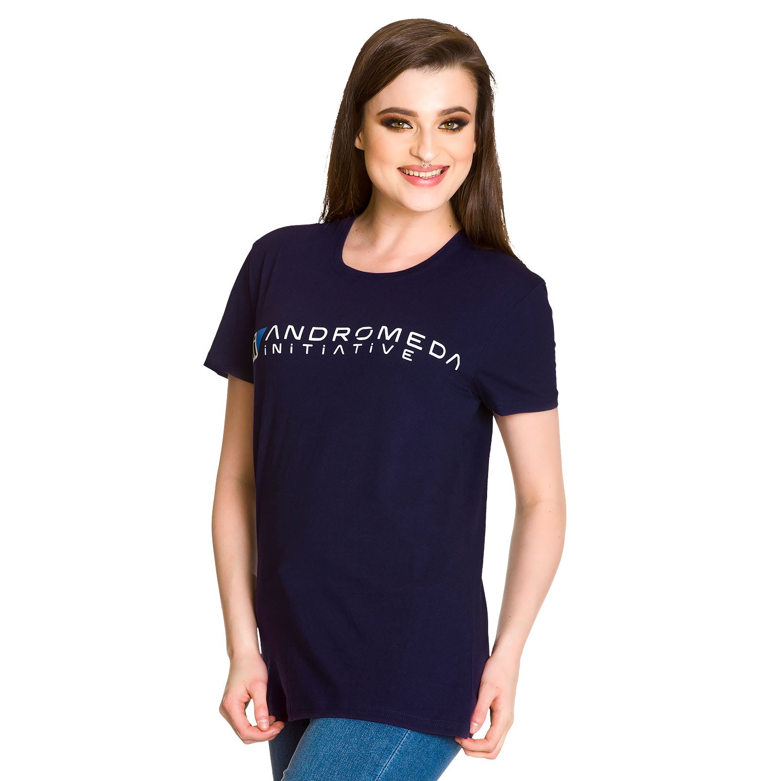 Zdjęcie produktu Mass Effect - Andromeda Initiative T-Shirt niebieski