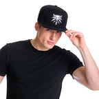Zdjęcie produktu Wiedźmin - Czapka Snapback z wilczym medalionem czarna