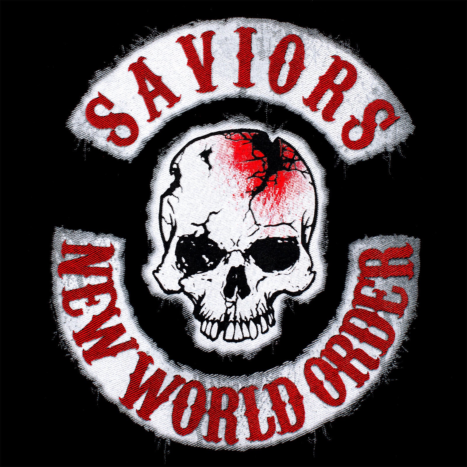 Zdjęcie produktu Walking Dead - Savior Patches T-Shirt czarne