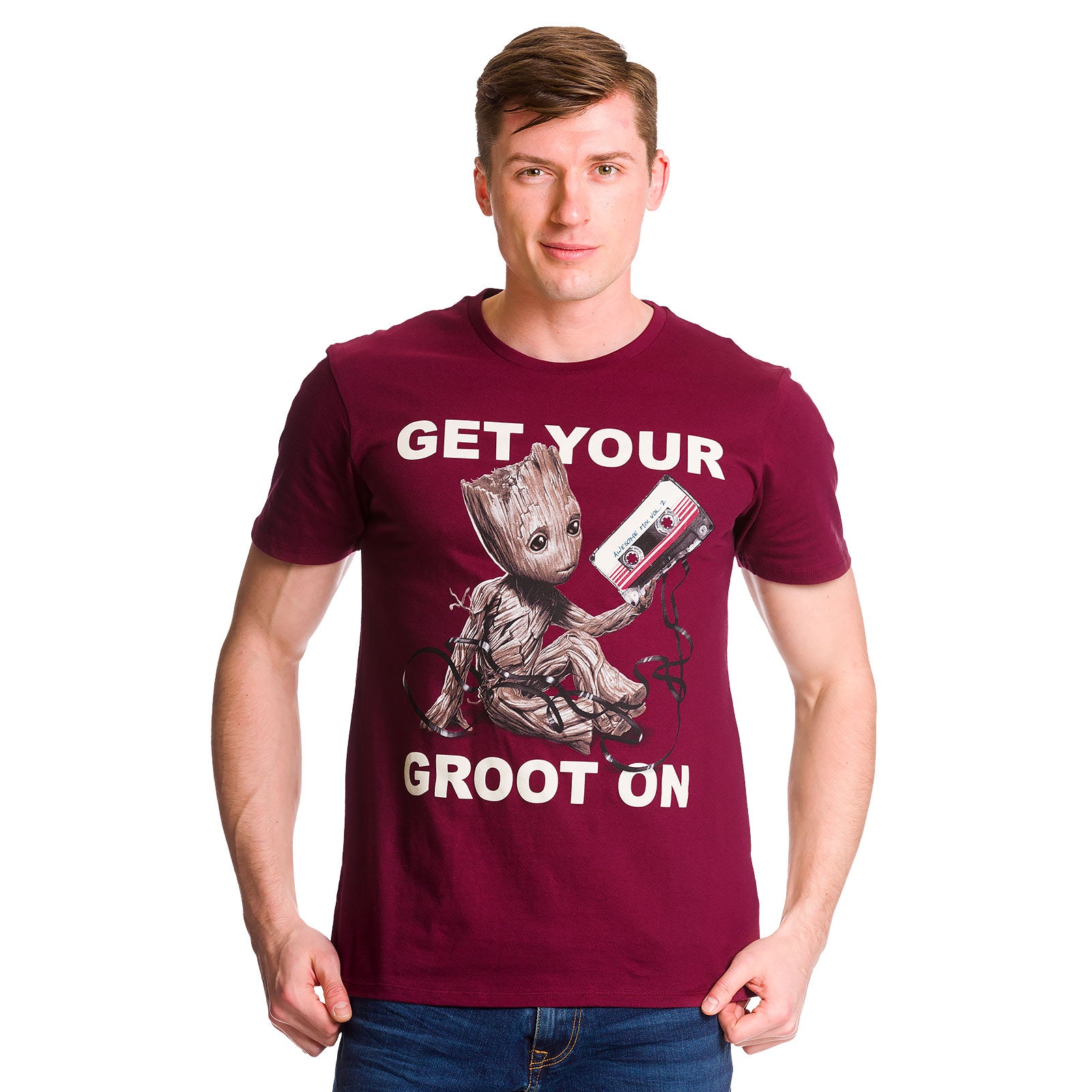 Zdjęcie produktu Strażnicy Galaktyki - Groot T-Shirt czerwone