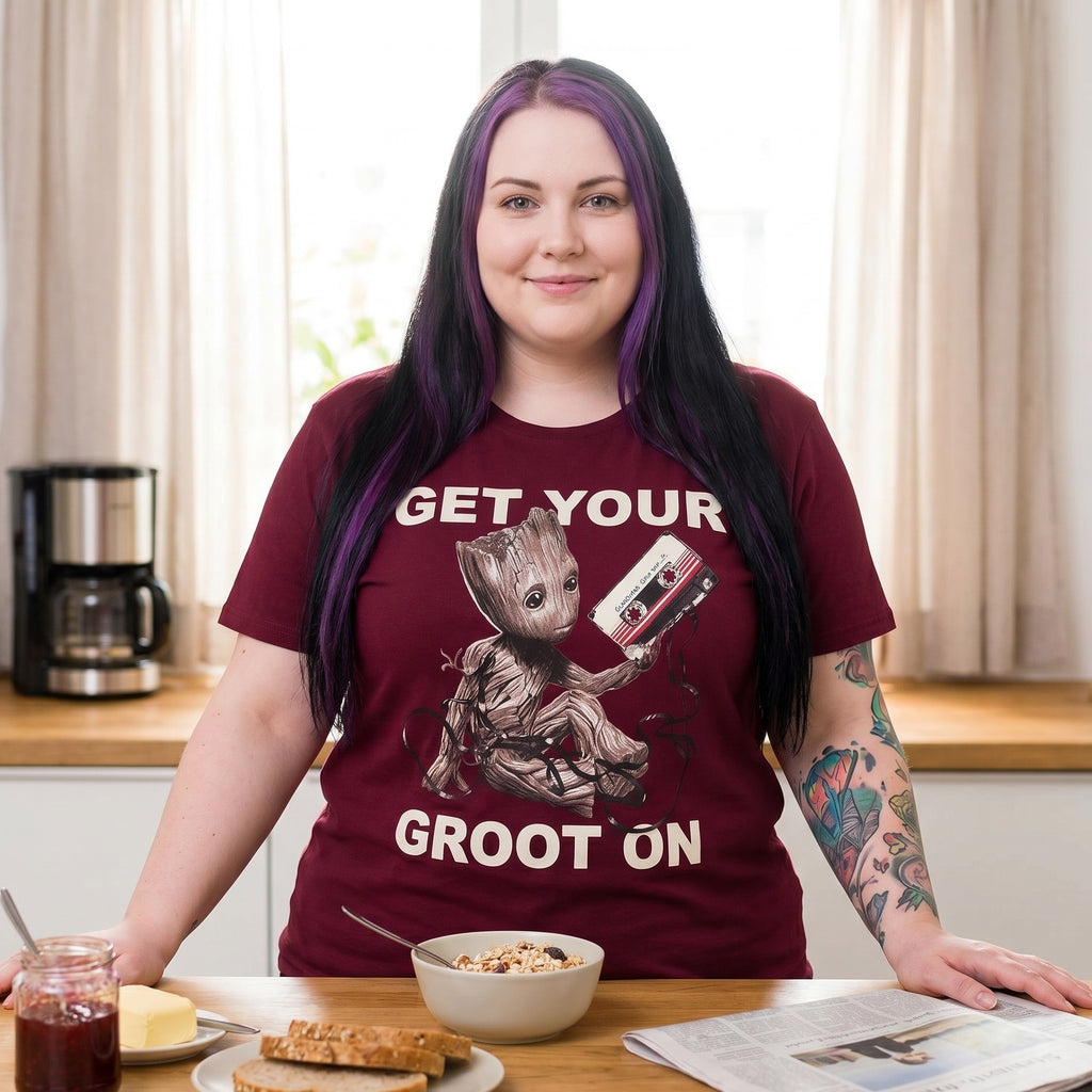 Zdjęcie produktu Strażnicy Galaktyki - Groot T-Shirt czerwone