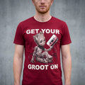 Zdjęcie produktu Strażnicy Galaktyki - Groot T-Shirt czerwone