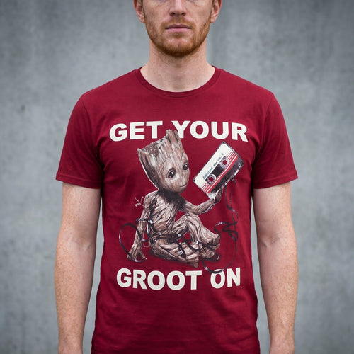 Zdjęcie produktu Strażnicy Galaktyki - Groot T-Shirt czerwone