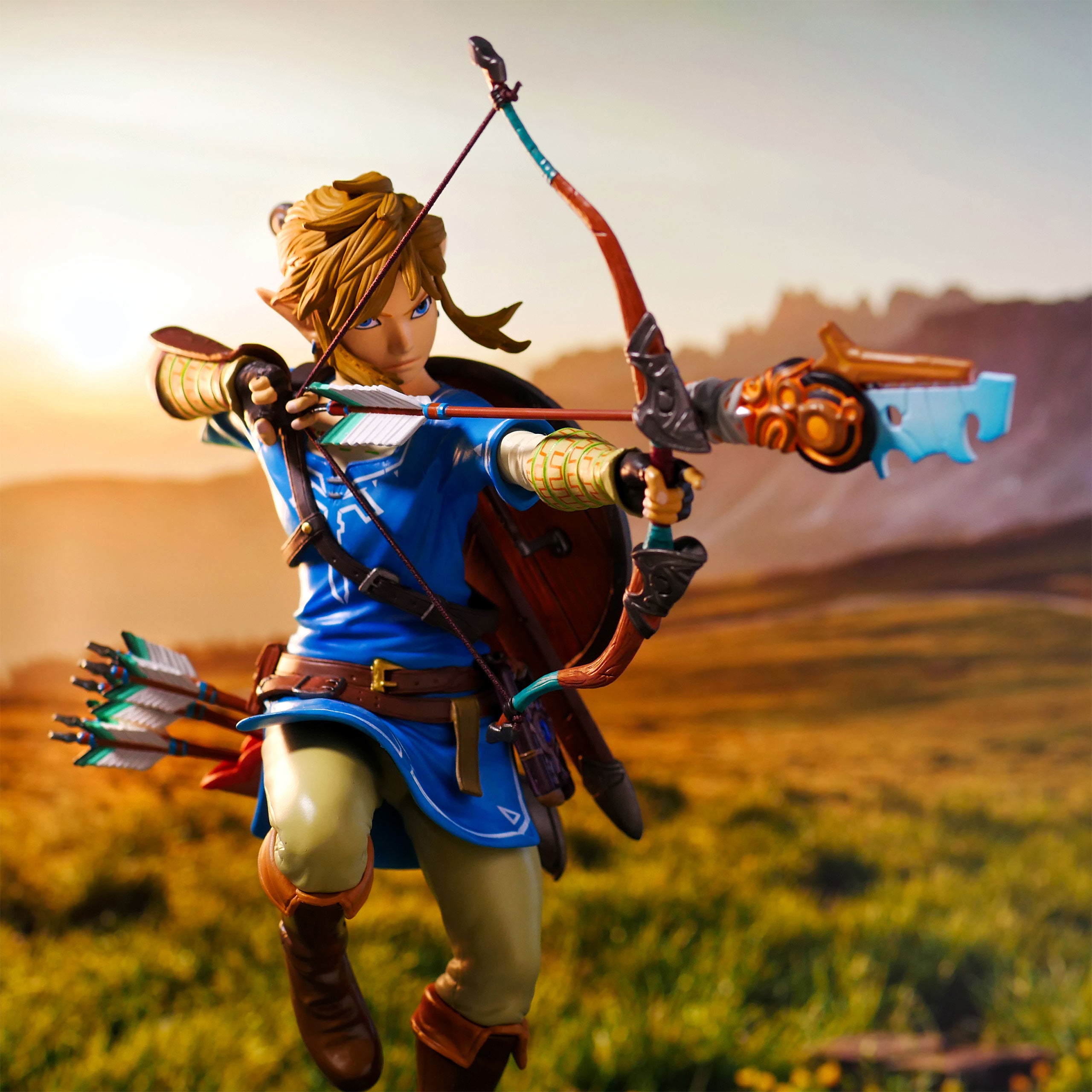 Zdjęcie produktu Zelda - Figurka Link z Breath of the Wild z dioramą