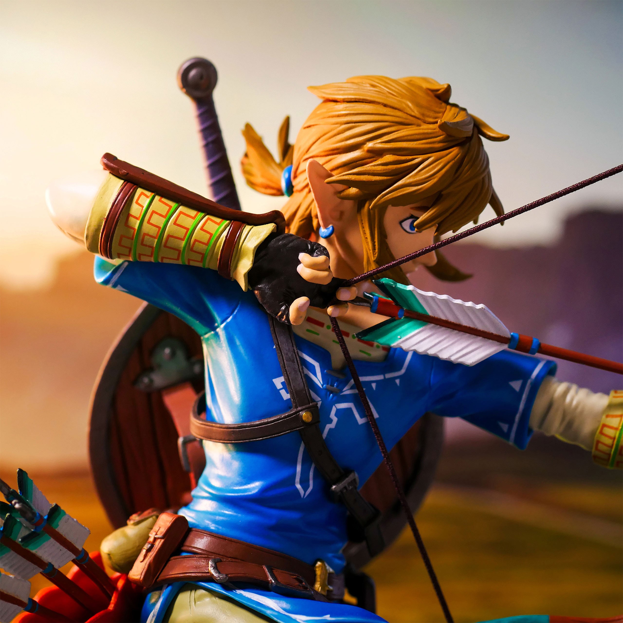 Zdjęcie produktu Zelda - Figurka Link z Breath of the Wild z dioramą