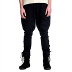 Product image Medieval wool trousers with lower leg lacing black