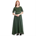 Product image Medieval dress Ennlin with short sleeves green
