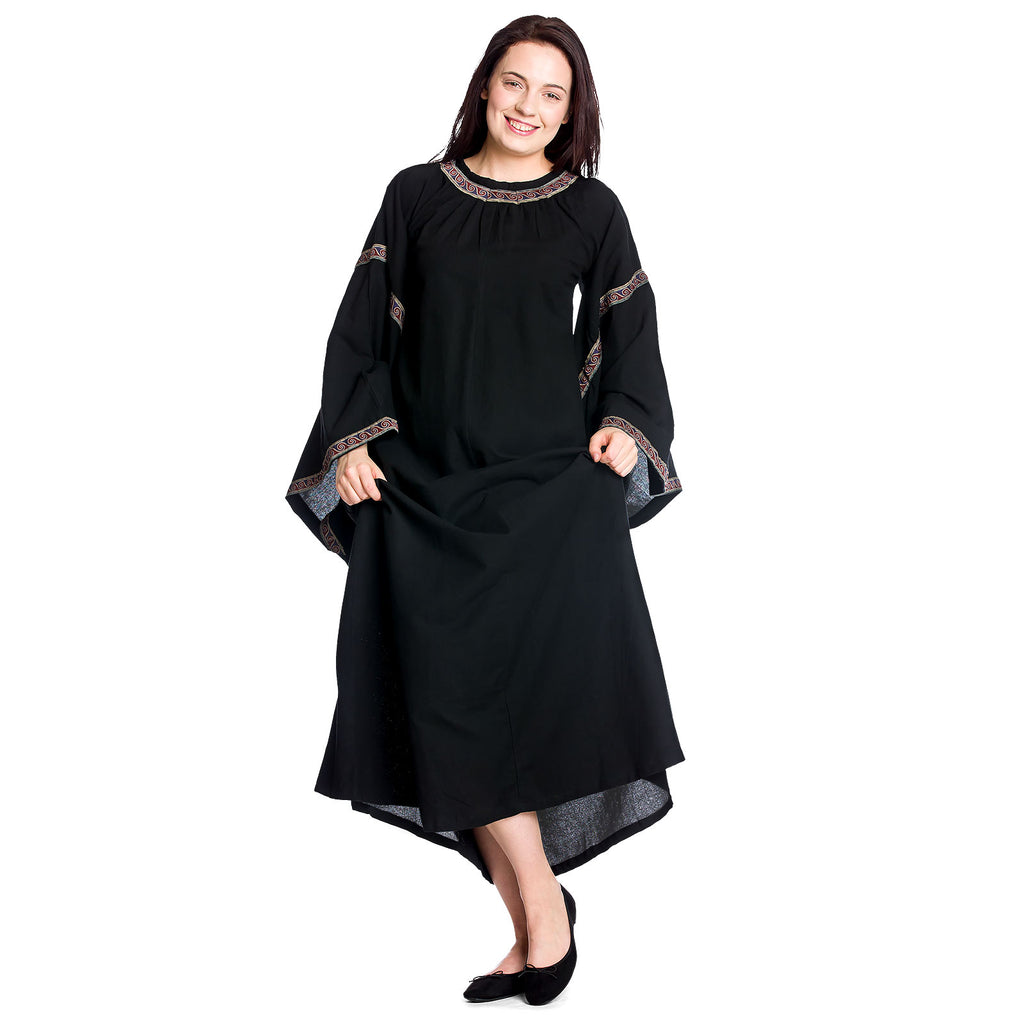 Product image Medieval Dress Ida with Trumpet Sleeve black