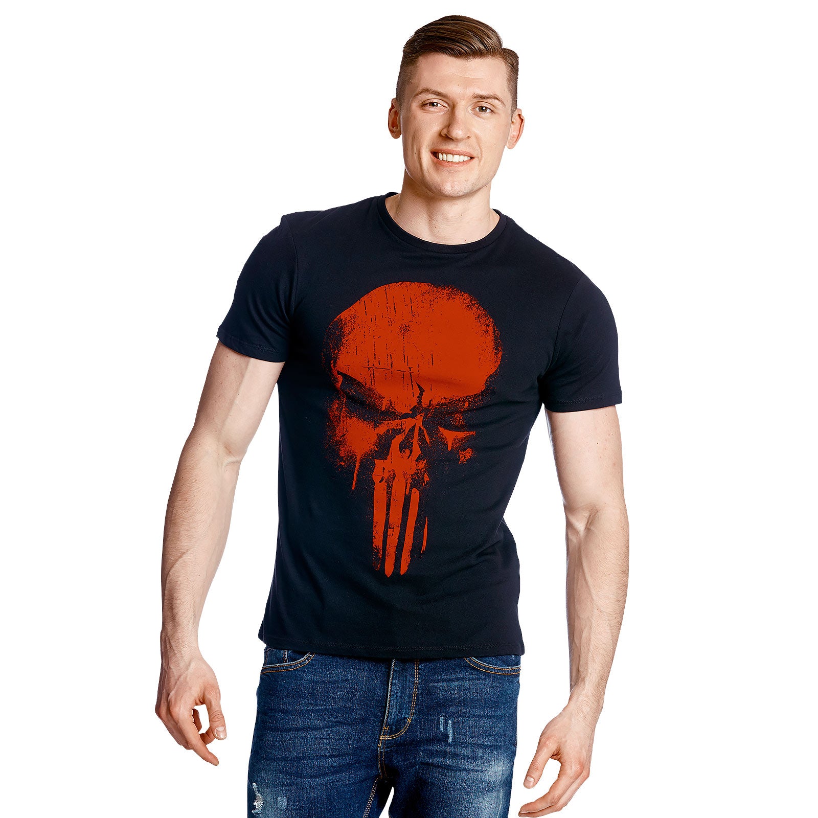 Zdjęcie produktu Punisher kontra Daredevil T-Shirt czarne
