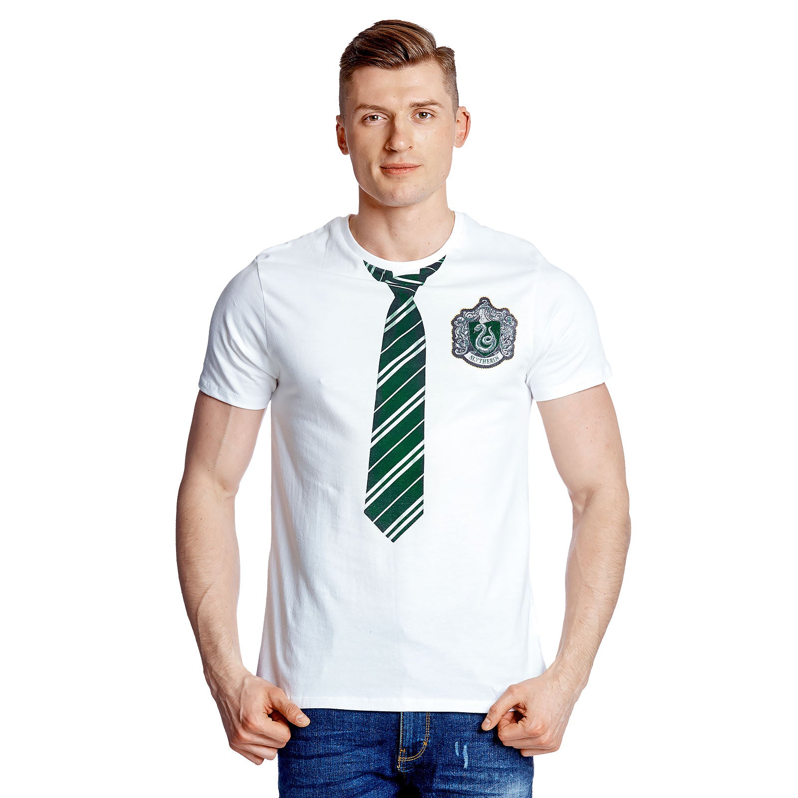 Zdjęcie produktu Harry Potter - Slytherin Lookalike T-Shirt biały