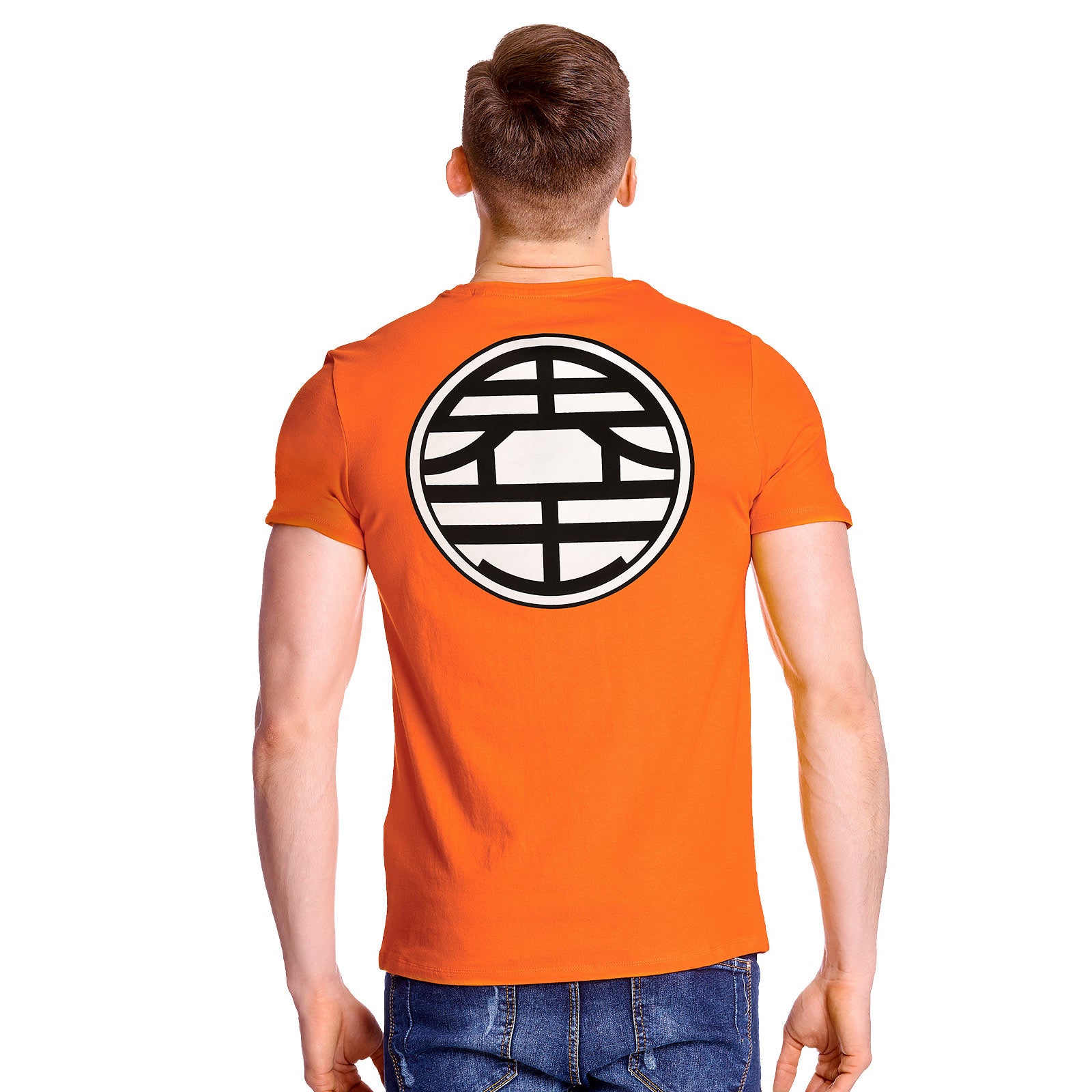 Zdjęcie produktu Dragon Ball - Kaio Distressed T-Shirt pomarańczowy